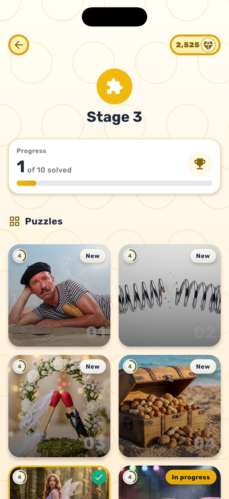 A stage - pick a riddle to solve